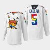 men panthers aaron ekblad warmup pride night 2023 white jersey