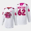 men panthers brandon montour 2023 limited pink in the rink white jersey