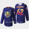 men panthers brandon montour warmups vamos gatos 2023 navy jersey