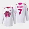 men panthers dmitry kulikov 2023 limited pink in the rink white jersey