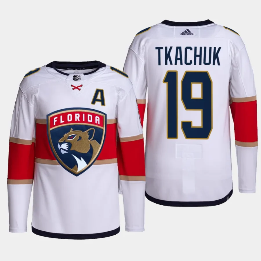 men panthers matthew tkachuk primegreen away authentic pro white jersey