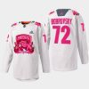 men panthers sergei bobrovsky 2022 warmup pink in the rink white jersey