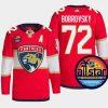 men panthers sergei bobrovsky authentic pro 2023 nhl all star red jersey