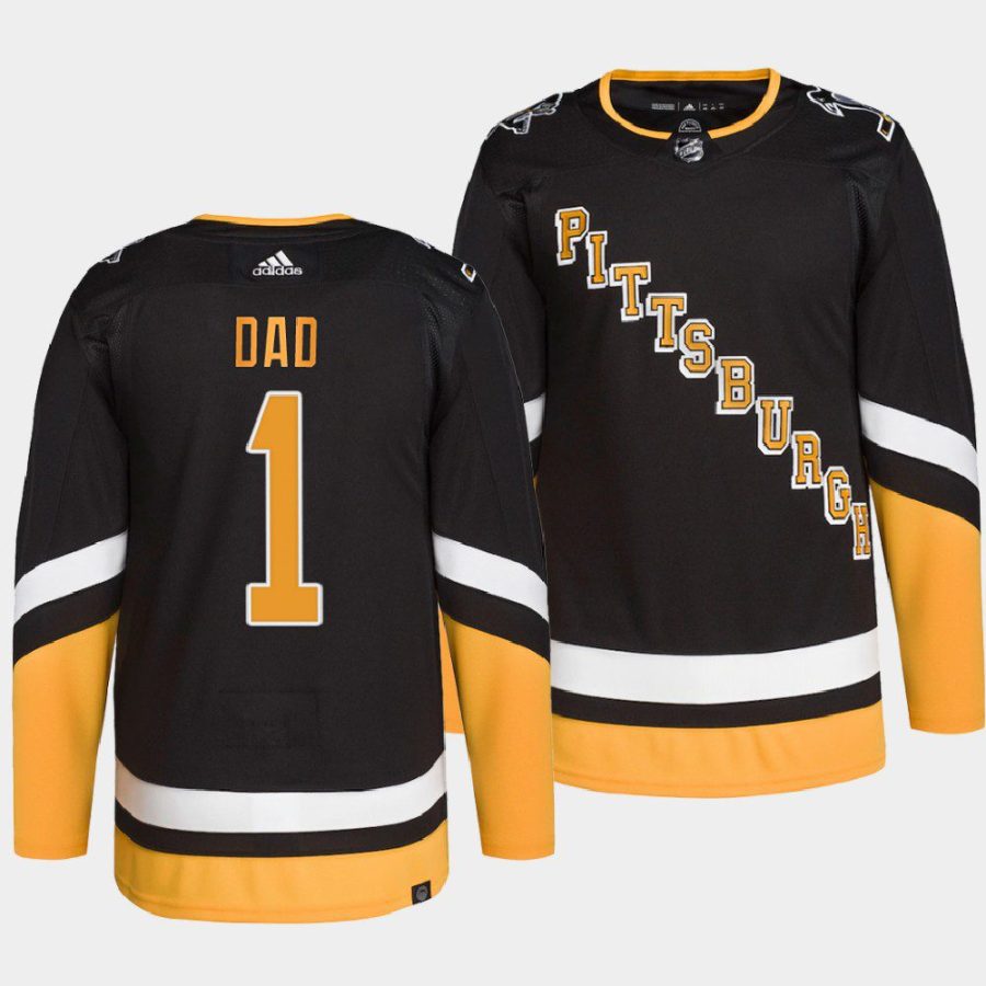 men penguins 2022 fathers day gift primegreen black jersey