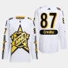 men penguins sidney crosby drew house 2024 nhl all star game primegreen authentic white jersey