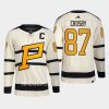 men penguins sidney crosby primegreen 2023 winter classic cream jersey