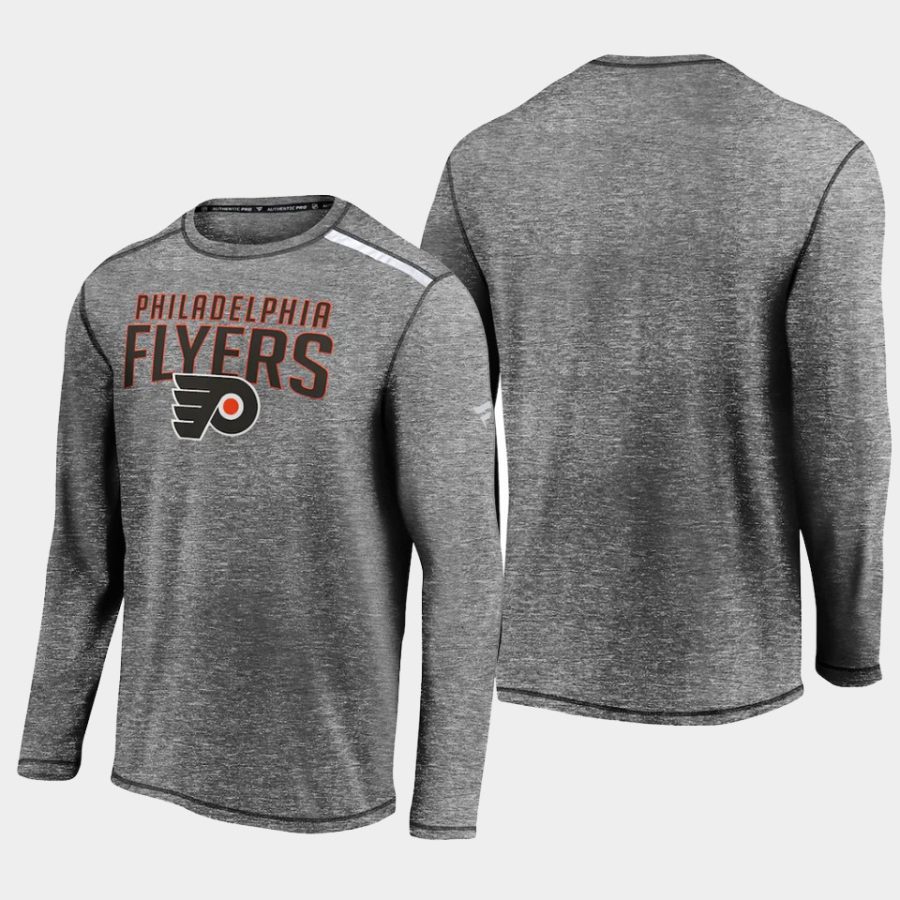 men philadelphia flyers special edition gray long sleeve t shirt