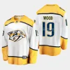 men predators matthew wood men 2023 nhl draft away breakaway player white jersey