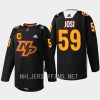 men predators roman josi 2023 kente inspired sweater black history month black jersey