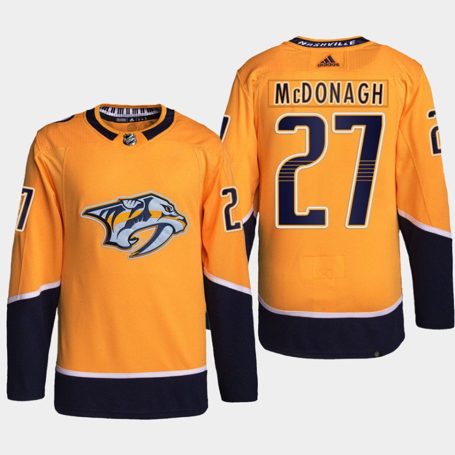 men predators ryan mcdonagh home authentic primegreen gold jersey