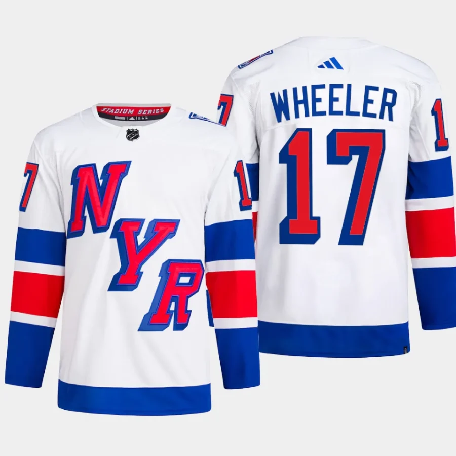 men rangers blake wheeler authentic player 2024 nhl stadium series primegreen white jersey