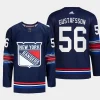 men rangers erik gustafsson 2023 24 authentic pro alternate navy jersey