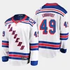 men rangers gabe perreault men 2023 nhl draft away breakaway player white jersey