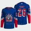 men rangers jimmy vesey 2022 authentic primegreen reverse retro 2.0 blue jersey