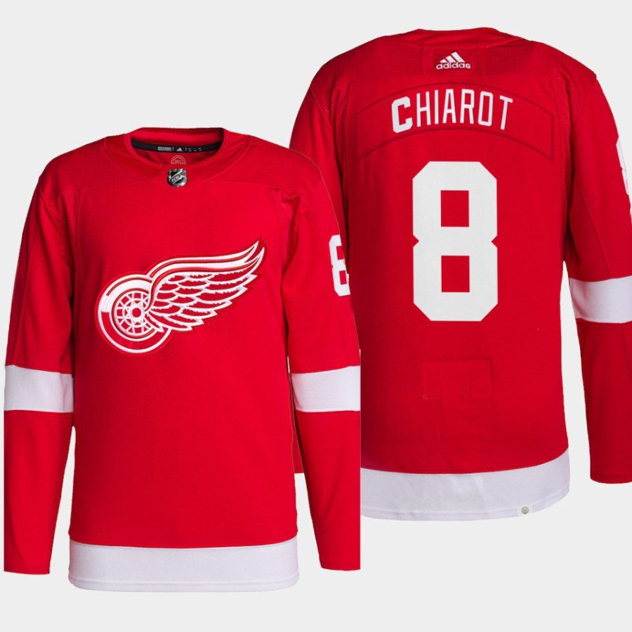 men red wings ben chiarot home primegreen authentic red jersey