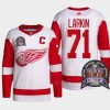 men red wings dylan larkin authentic pro 25th anniversary red jersey