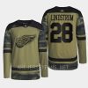 men red wings gustav lindstrom 2022 warmup veterans day camo jersey