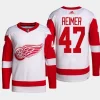 men red wings james reimer authentic pro away primegreen white jersey