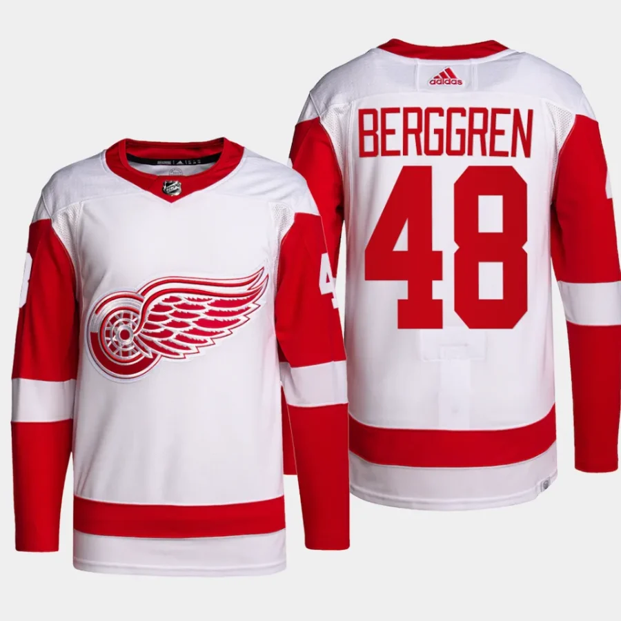 men red wings jonatan berggren authentic pro away primegreen white jersey