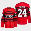 men red wings pius suter 2022 authentic pro reverse retro 2.0 red jersey