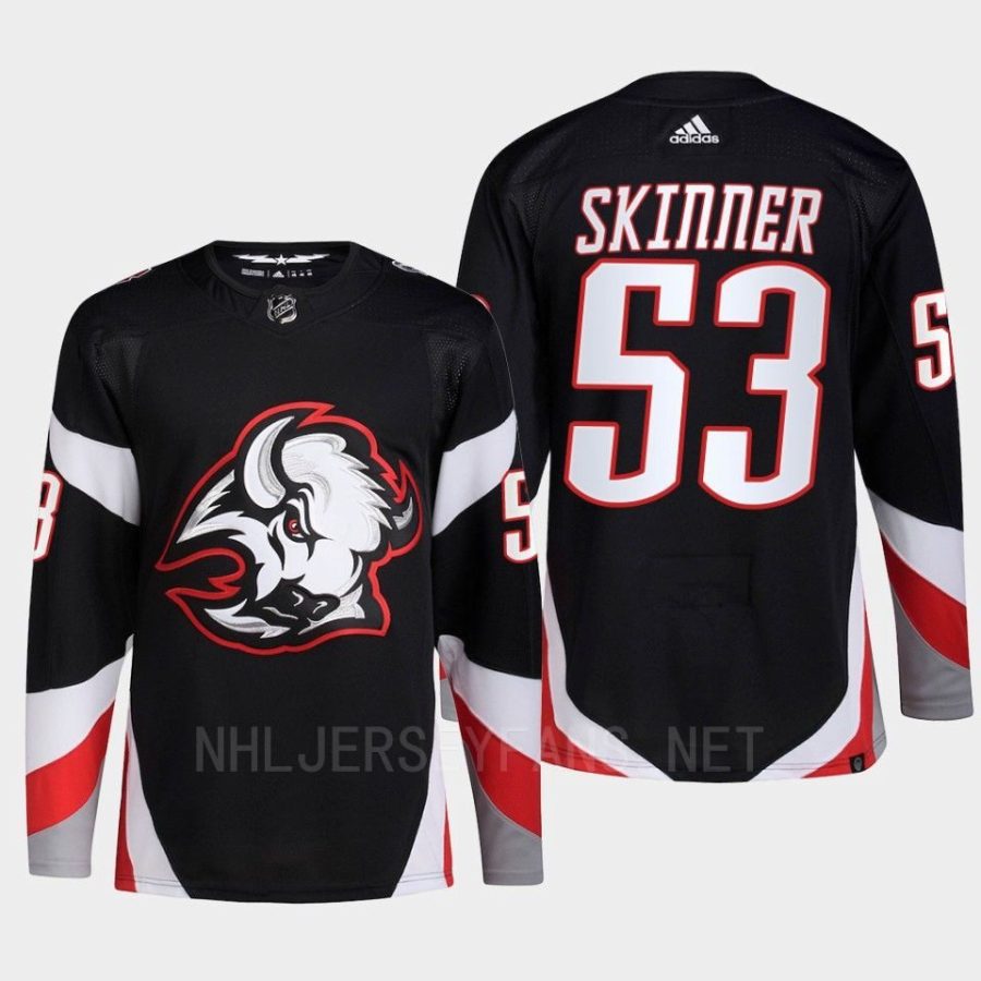 men sabres jeff skinner 2022 23 primegreen authentic goathead third black jersey