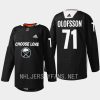 men sabres victor olofsson 2023 warm up choose love night black jersey