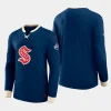 men seattle kraken 2024 nhl winter classic blue authentic pro lace long sleeve t shirt