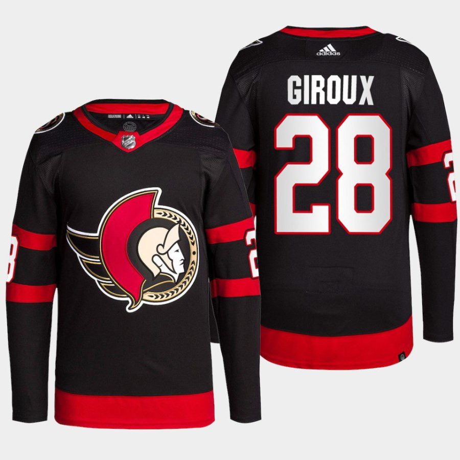 men senators claude giroux 2022 home primegreen authentic black jersey