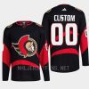 men senators custom 2022 breakaway special edition 2.0 retro black jersey