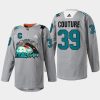 men sharks logan couture teal togehter fan appreciation 2022 gray jersey