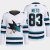 men sharks matt nieto 2022 23 primegreen authentic away white jersey