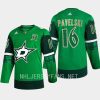 men stars joe pavelski 2023 st. patricks day primegreen authentic jersey green