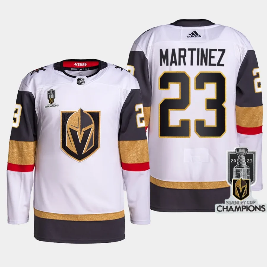 men vgk alec martinez men authentic away 2023 stanley cup champions white jersey