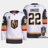 men vgk michael amadio men authentic away 2023 stanley cup champions white jersey