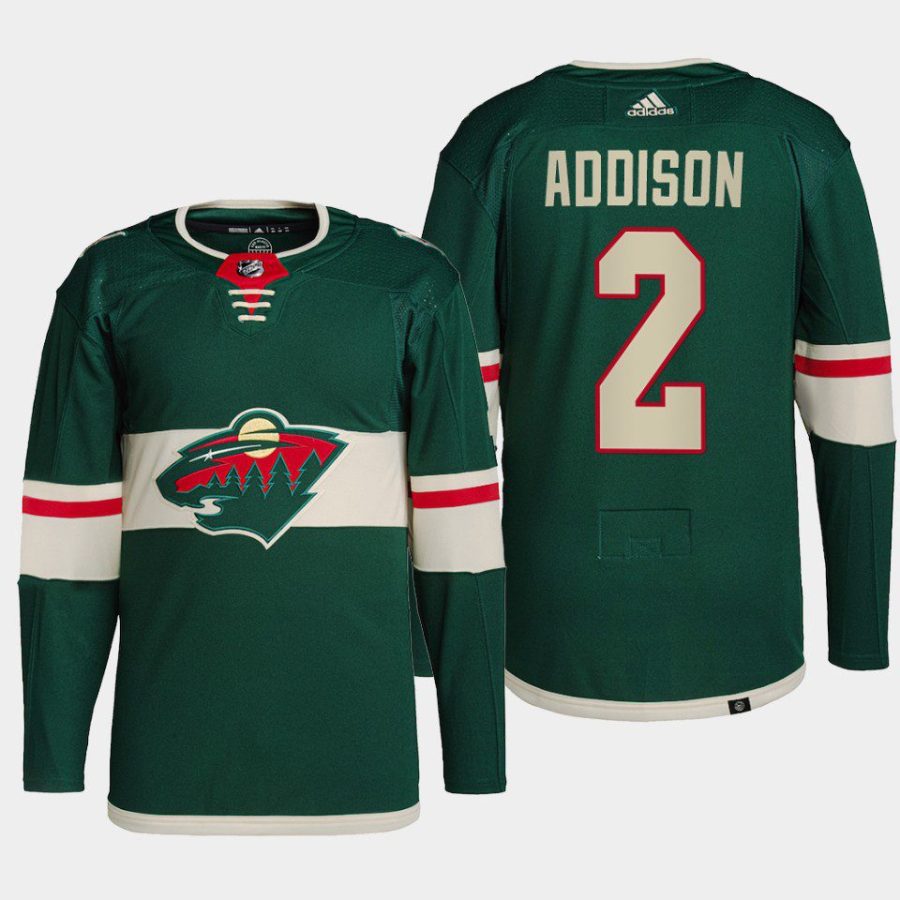 men wild calen addison home authentic green jersey