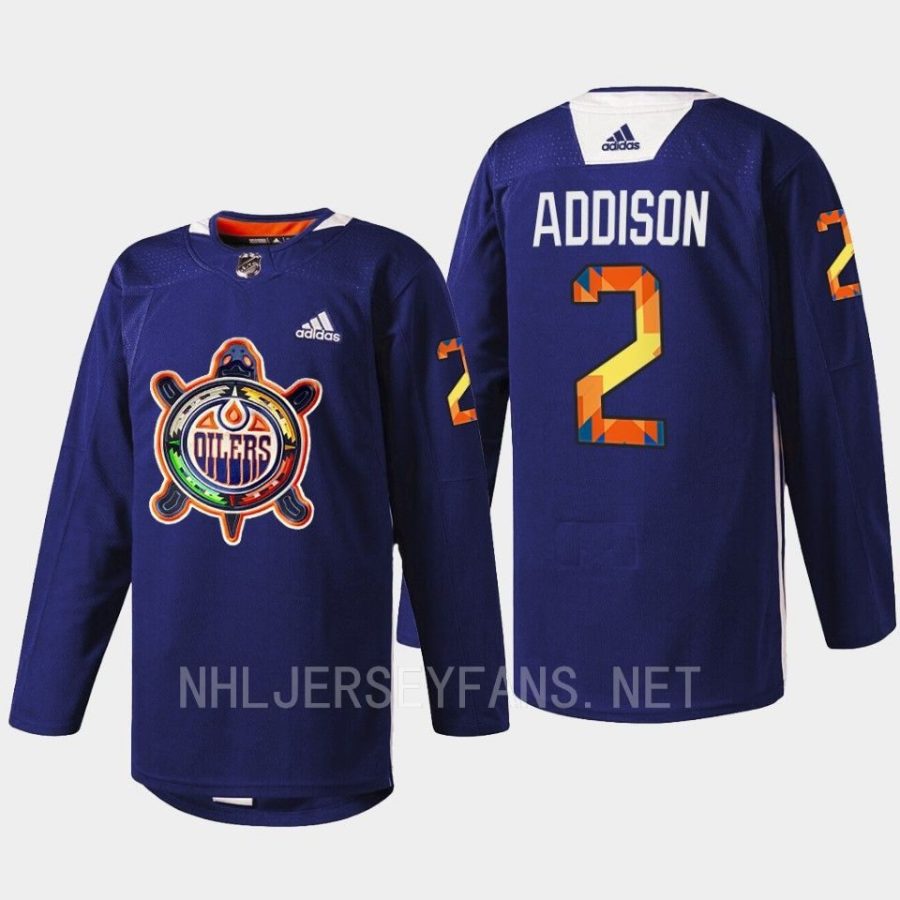 men wild calen addison warmup indigenous celebration night 2022 navy jersey