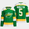 men wild jake middleton 2023 24 primegreen alternate authentic player green jersey