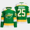 men wild jonas brodin 2023 24 primegreen alternate authentic player green jersey