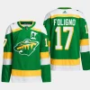 men wild marcus foligno 2023 24 primegreen alternate authentic player green jersey