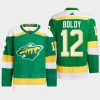 men wild matthew boldy 2022 authentic pro reverse retro 2.0 green jersey