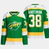 men wild ryan hartman 2023 24 primegreen alternate authentic player green jersey