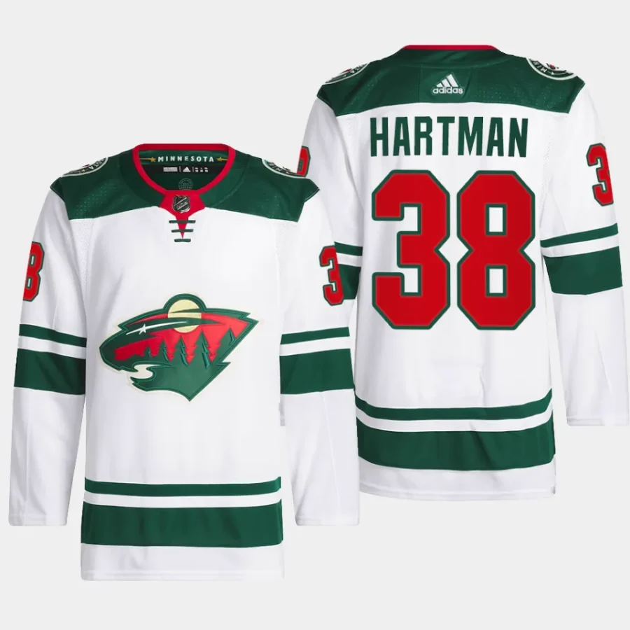 men wild ryan hartman primegreen away authentic pro white jersey