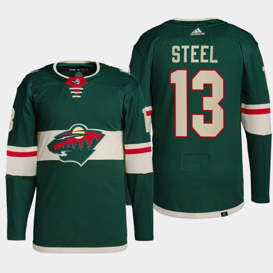 men wild sam steel home authentic primegreen green jersey