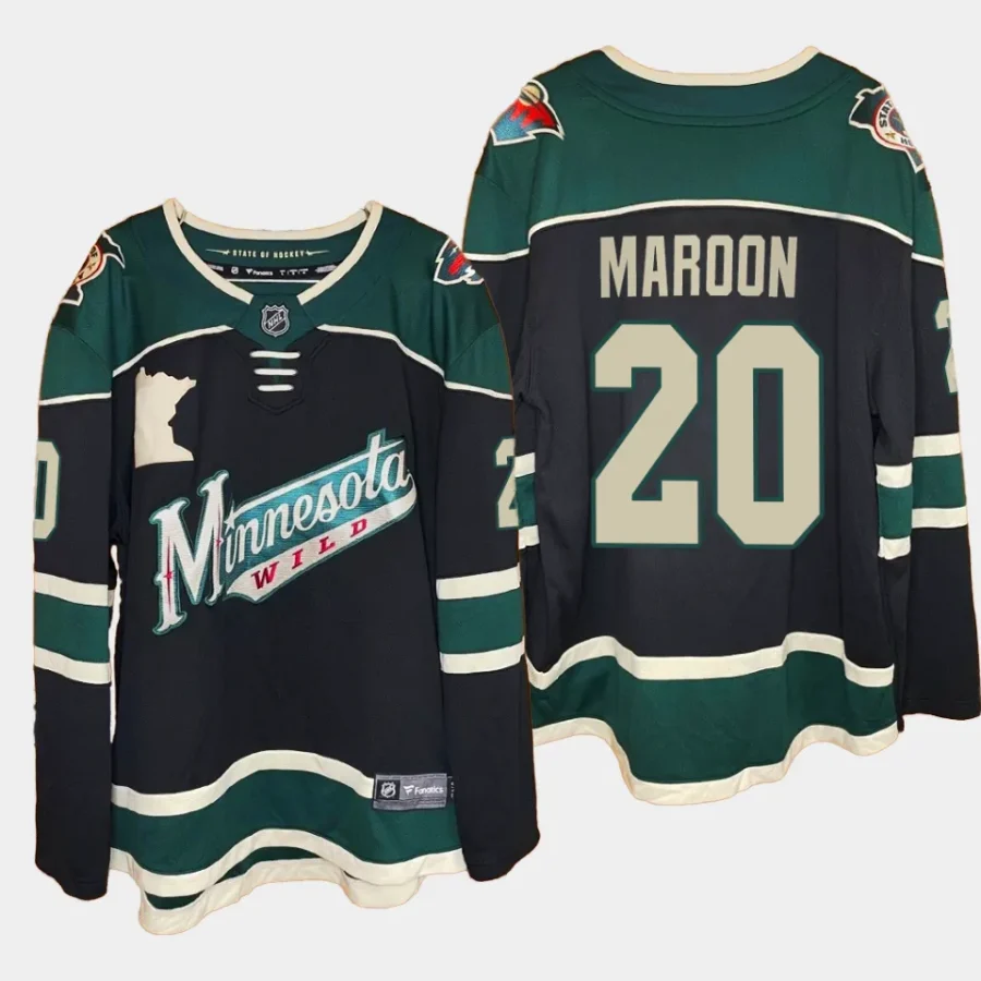 minnesota wild patrick maroon alternate 2023 24 breakaway player jersey black