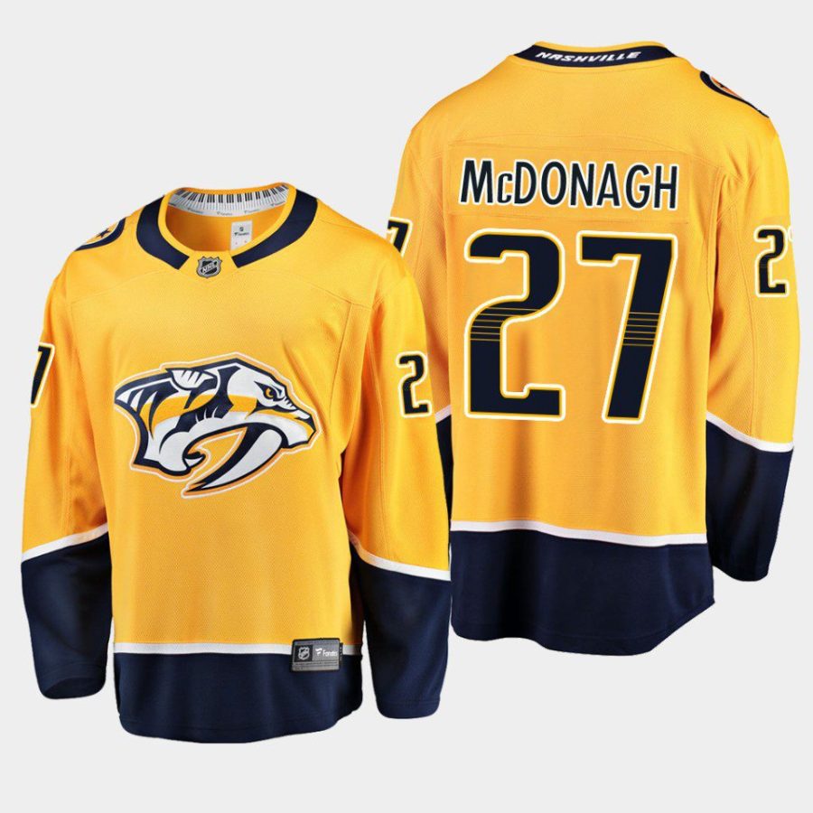 nashville predators ryan mcdonagh home 2022 trade jersey gold