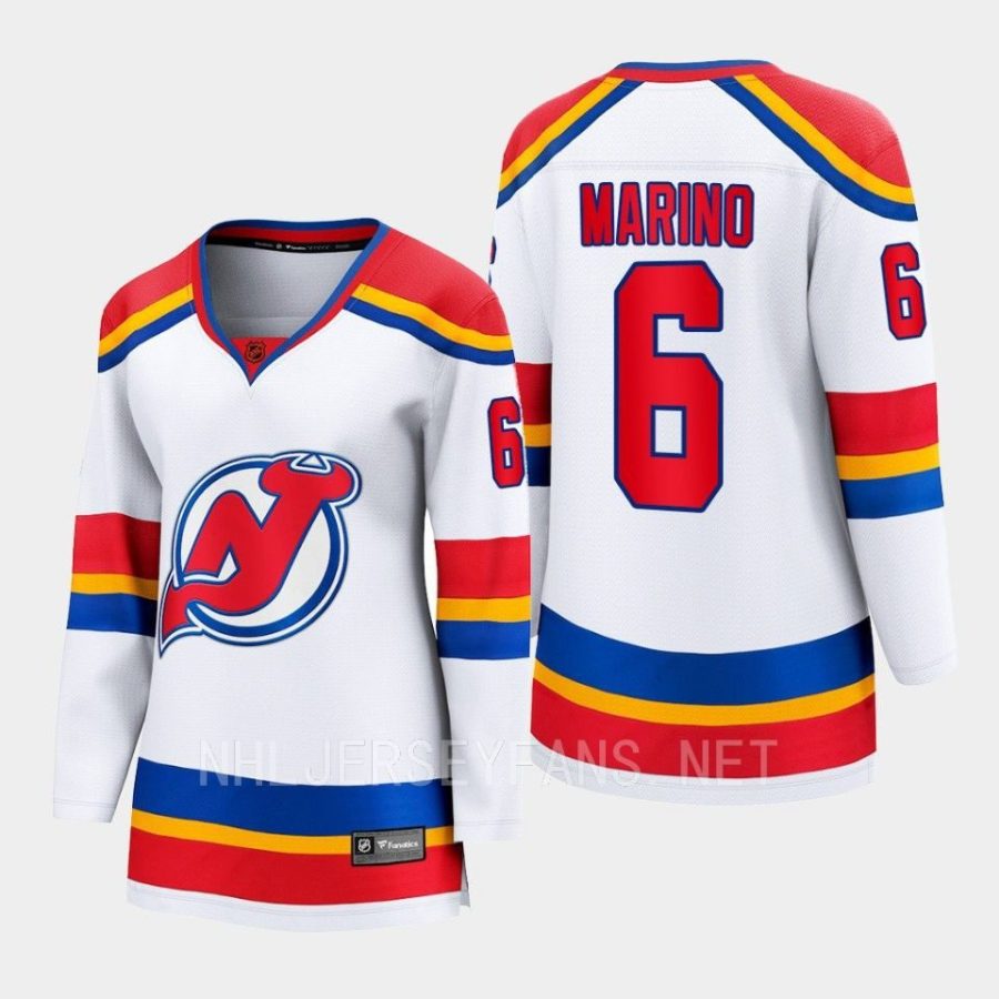 new jersey devils john marino special edition 2.0 2022 breakaway retro jersey white 0a