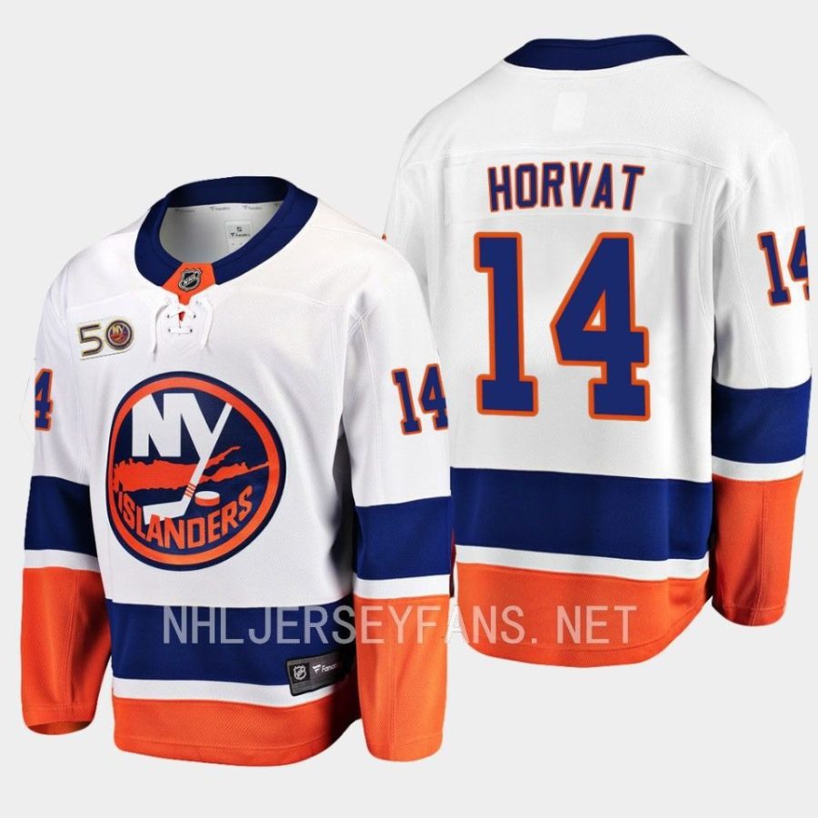 new york islanders bo horvat away breakaway player jersey white