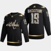 nicklas backstrom capitals black 2022 stanley cup playoffs diamond edition authentic jersey