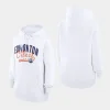 oilers women white filigree logo pullover g iii 4her by carl banks hoodie