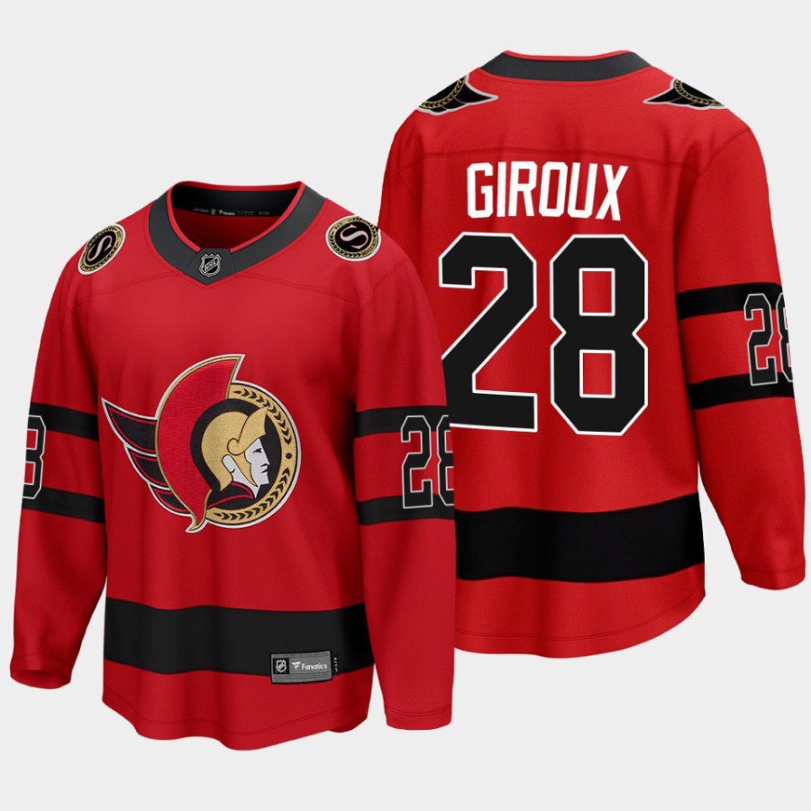 ottawa senators claude giroux special edition retro jersey red